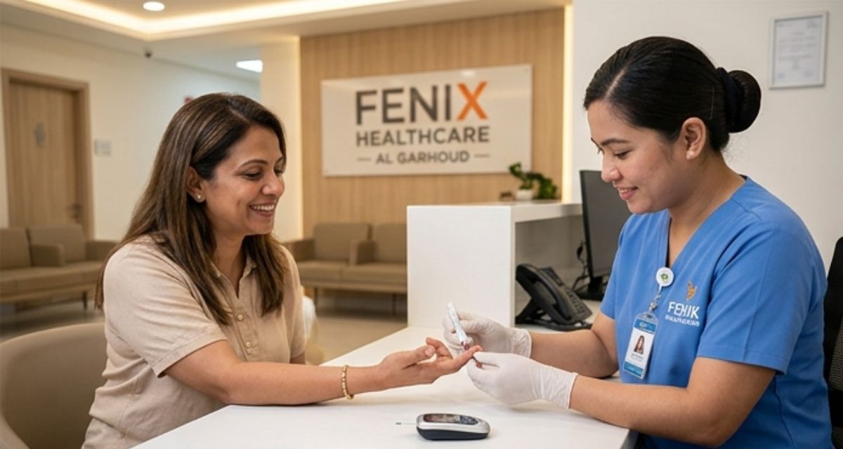 blood sugar test in al garhoud