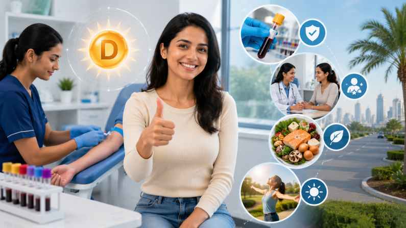 Modern healthcare facility offering Vitamin D Test in Al Garhoud with experienced professionals and advanced laboratory diagnostic services.