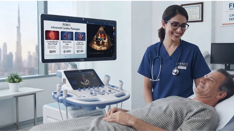 Explore Fenix Heart Health Package in Dubai with comprehensive cardiac screening